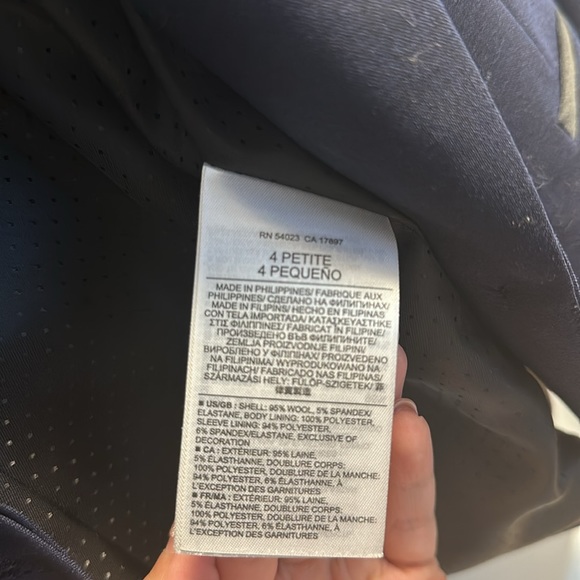 Banana Republic Two-tone Color Blazer - Size 4 - Picture 5 of 10